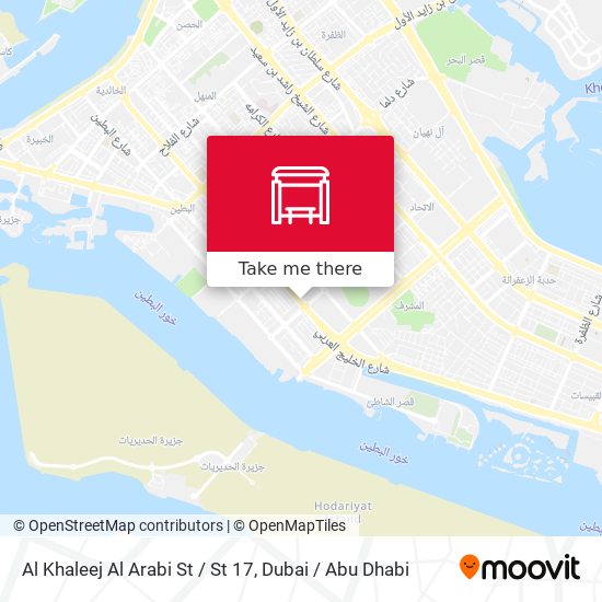 Al Khaleej Al Arabi St / St 17 map