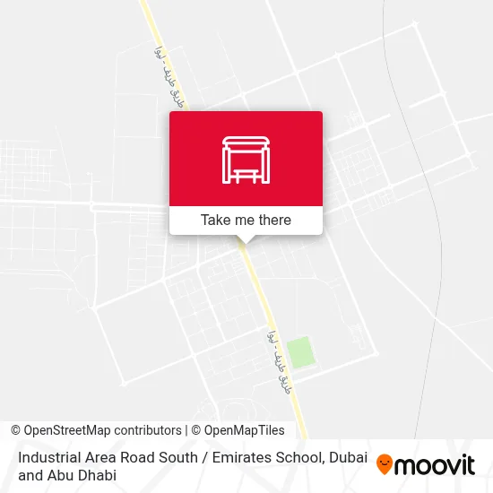 Industrial Area Road South / Emirates School map