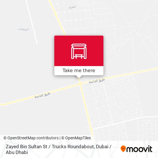 Zayed Bin Sultan St  / Trucks Roundabout map