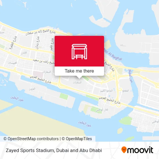 Zayed Sports Stadium map