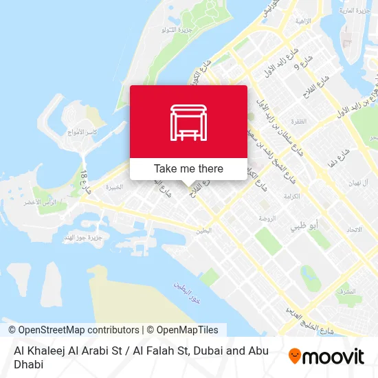 Al Khaleej Al Arabi St / Al Falah St map