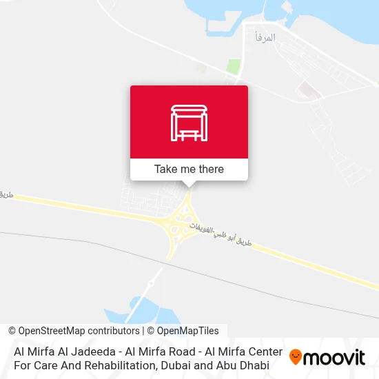 Al Mirfa Al Jadeeda - Al Mirfa Road - Al Mirfa Center For Care And Rehabilitation map