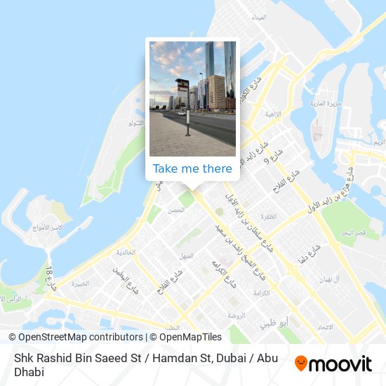 Shk Rashid Bin Saeed  St / Hamdan St map