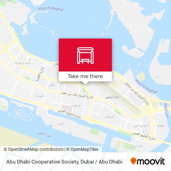 Abu Dhabi Cooperative Society map