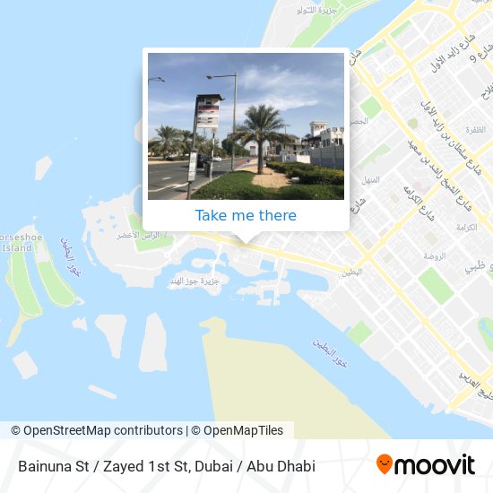 Bainuna St / Zayed 1st St map