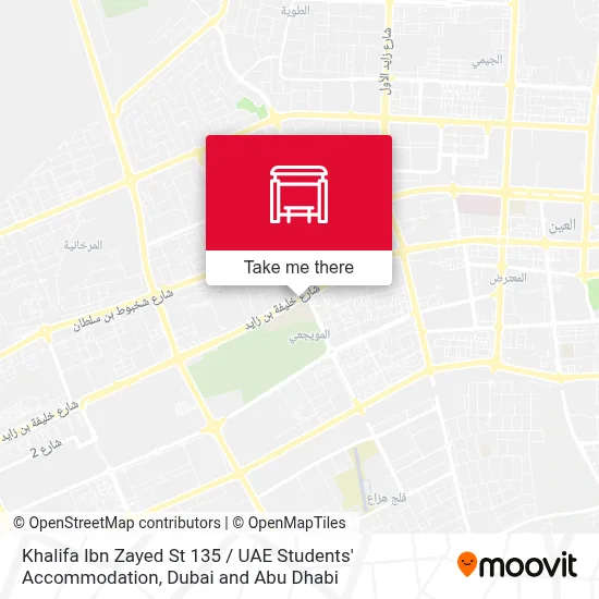 Khalifa Ibn Zayed St 135 / UAE Students' Accommodation map