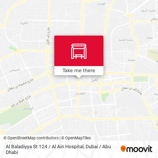 Al Baladiyya St 124 / Al Ain Hospital map