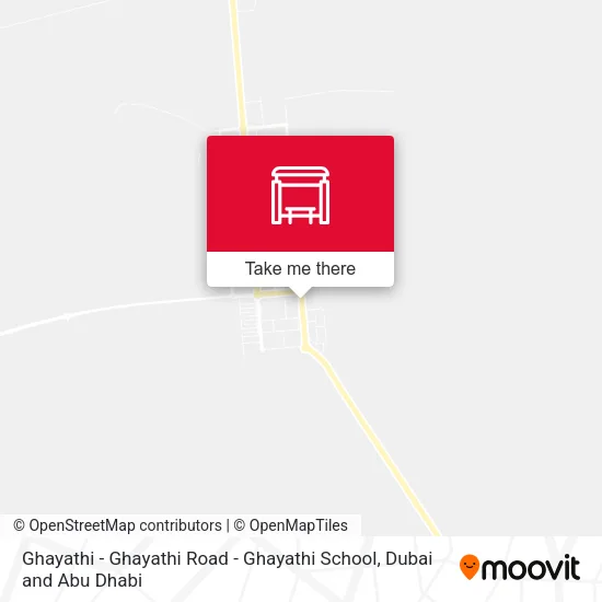 Ghayathi - Ghayathi Road - Ghayathi School map