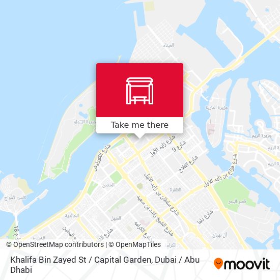 Khalifa Bin Zayed St / Capital Garden map