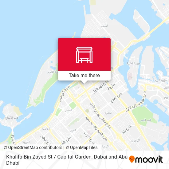 Khalifa Bin Zayed St / Capital Garden map
