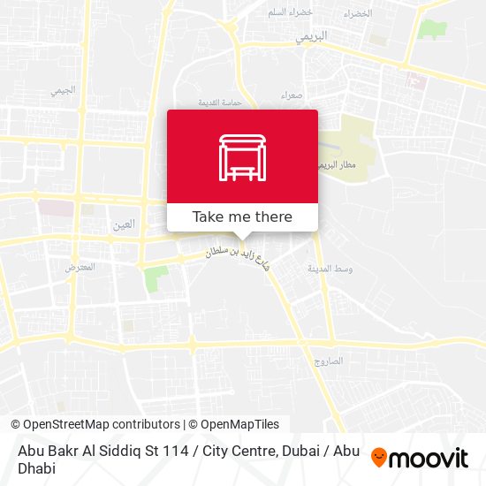 Abu Bakr Al Siddiq St 114 / City Centre map