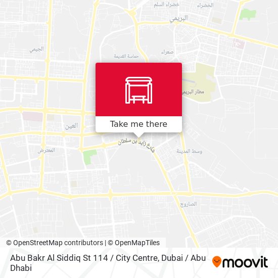 Abu Bakr Al Siddiq St 114 / City Centre map