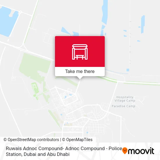Ruwais Adnoc Compound- Adnoc Compound -  Police Station map