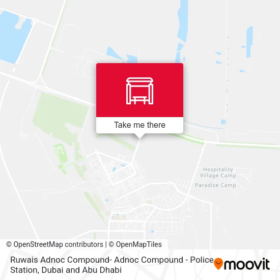Ruwais Adnoc Compound- Adnoc Compound -  Police Station map