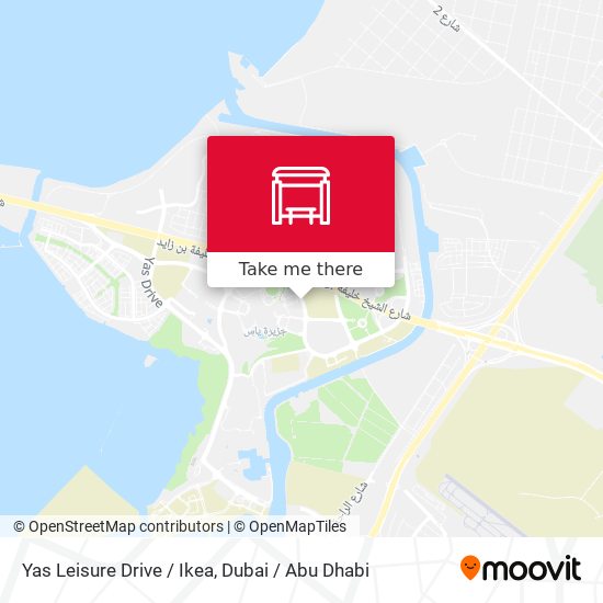 Yas Leisure Drive / Ikea map