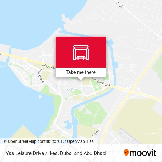 Yas Leisure Drive / Ikea map