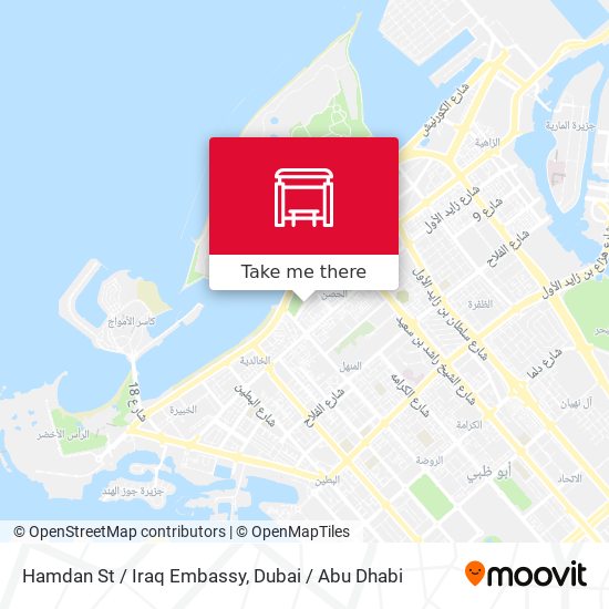 Hamdan St / Iraq Embassy map