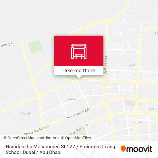 Hamdan Ibn Mohammed St 127 / Emirates Driving School map
