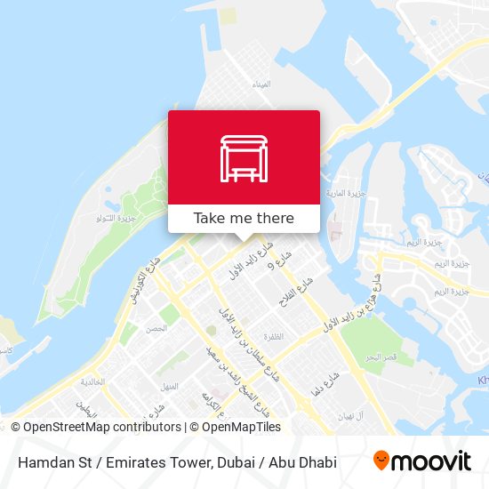 Hamdan St / Emirates Tower map