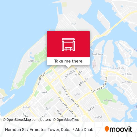 Hamdan St / Emirates Tower map