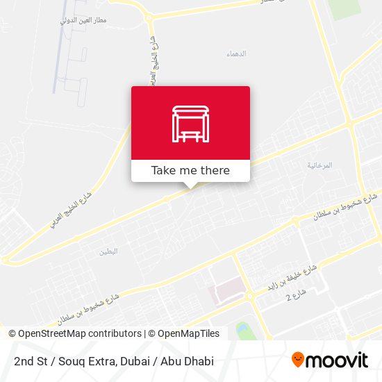 2nd St  / Souq Extra map