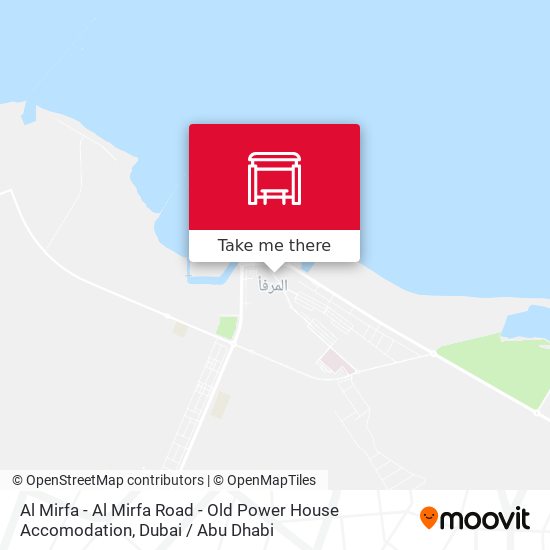 Al Mirfa - Al Mirfa Road - Old Power House  Accomodation map