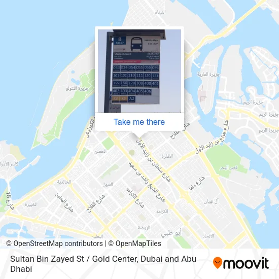Sultan Bin Zayed St / Gold Center map