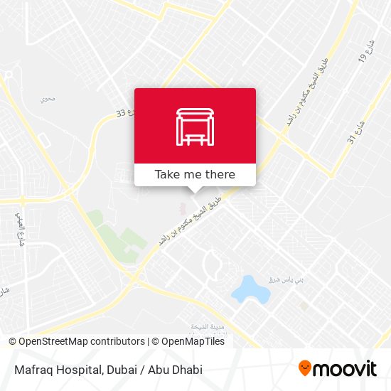 Mafraq Hospital map