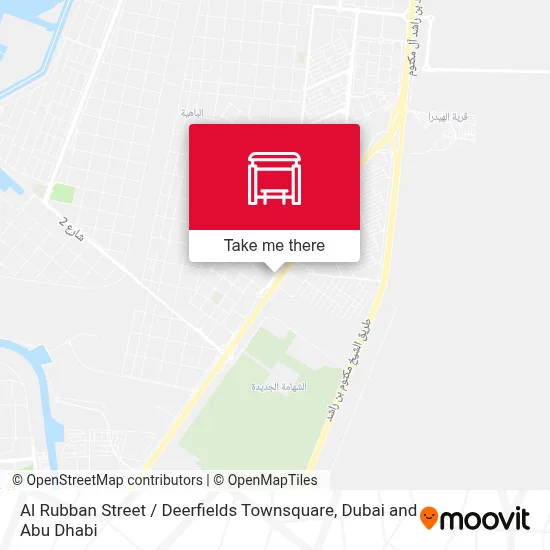 Al Rubban Street / Deerfields Townsquare map