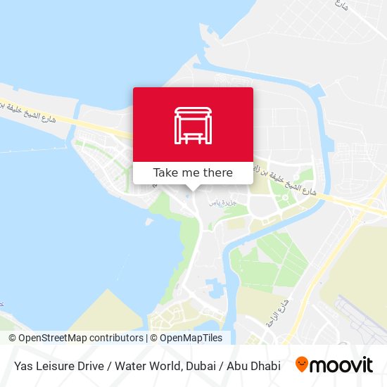 Yas Leisure Drive / Water World map