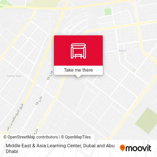 Middle East & Asia Learning Center map