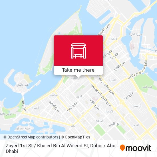 Zayed 1st St / Khaled Bin Al Waleed St map