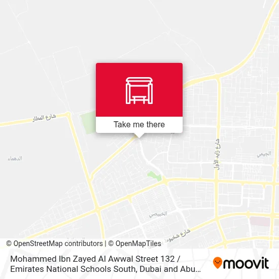 Mohammed Ibn Zayed Al Awwal St 132 / Emirates National Schools South map