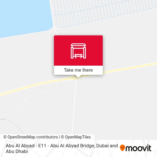 Abu Al Abyad - E11 - Abu Al Abyad Bridge map
