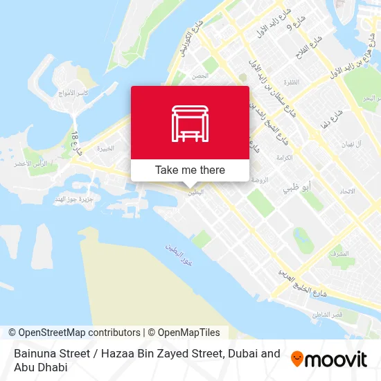 Bainuna Street / Hazaa Bin Zayed Street map