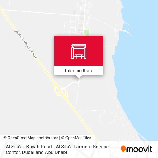 Al Sila'A - Bayah Road - Al Sila'A Farmers Service Center map