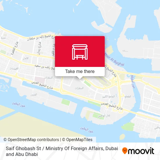 Saif Ghobash St / Ministry Of Foreign Affairs map
