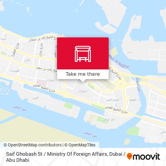 Saif Ghobash St / Ministry Of Foreign Affairs map