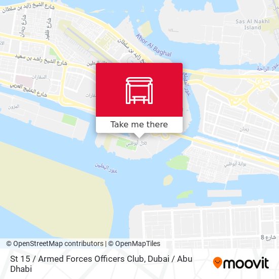 St 15 / Armed Forces Officers Club map