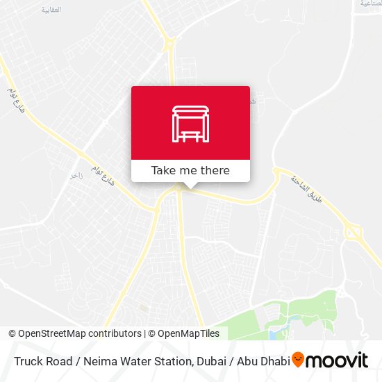 Truck Road  / Neima Water Station map