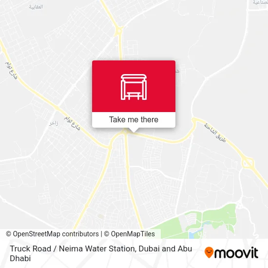 Truck Road  / Neima Water Station map