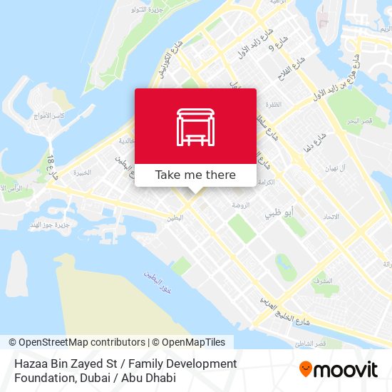 Hazaa Bin Zayed St / Family Development Foundation map