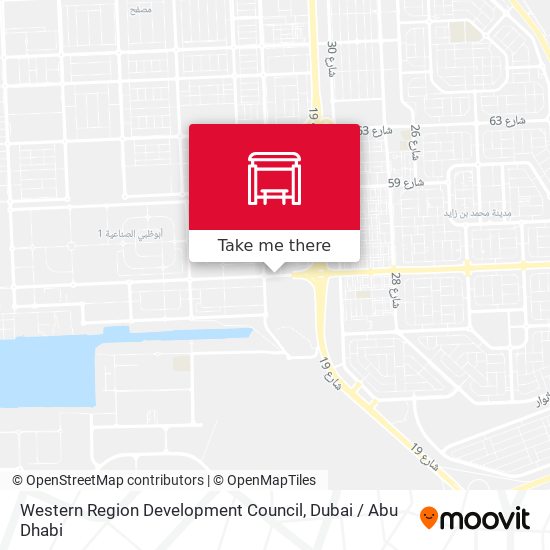 Western Region Development Council map