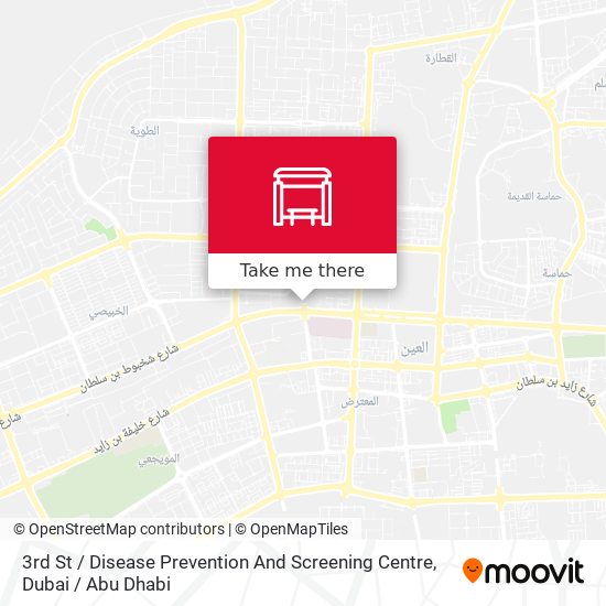 3rd St  / Disease Prevention And Screening Centre map