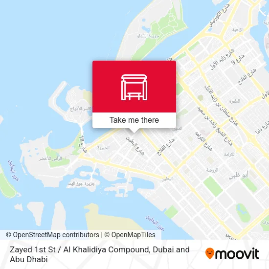 Zayed 1st St / Al Khalidiya Compound map