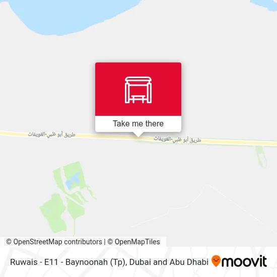 Ruwais - E11 -Baynoonah (Tp) map