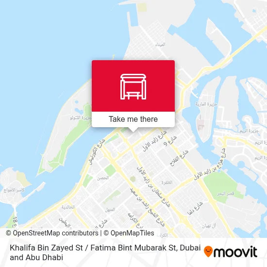 Khalifa Bin Zayed St / Fatima Bint Mubarak St map