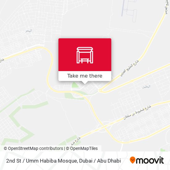 2nd St  / Umm Habiba Mosque map