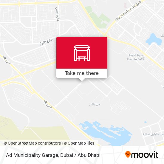 Ad Municipality Garage map