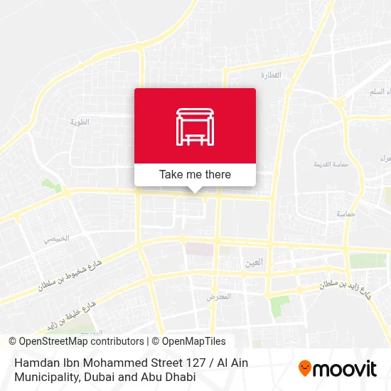 Hamdan Ibn Mohammed Street 127 / Al Ain Municipality map